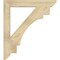 Ekena Millwork Merced Slat Rough Sawn Bracket, Douglas Fir, 4"W x 32"D x 36"H BKT04X32X36MRC06RDF - alternate 3